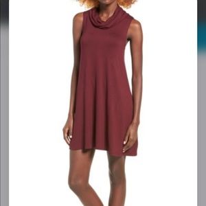 Socialite Cowl Neck Shift Dress